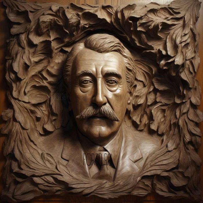 Giacomo Puccini 1 3d stl модель для ЧПУ